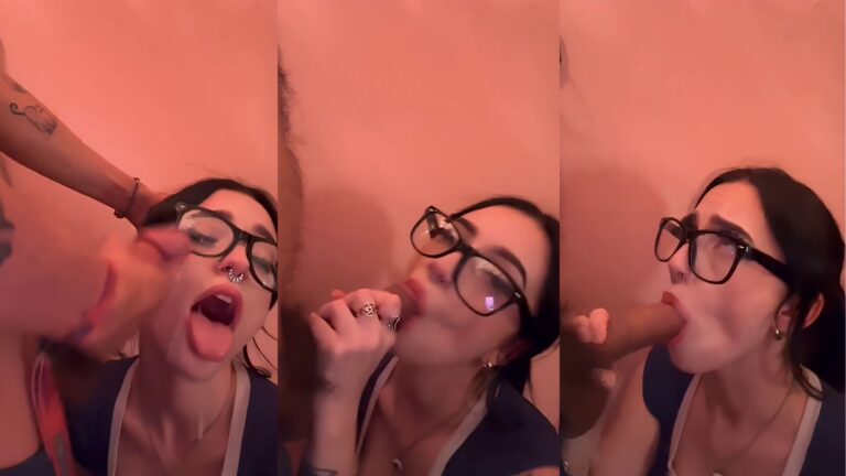 La mamada descuidada de Spitreligion termina con un facial