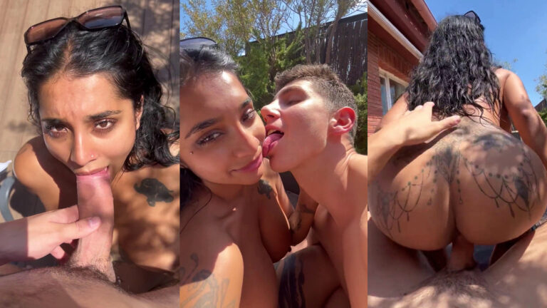 Yasmina Khan monta la BWC de Brady Bud al aire libre