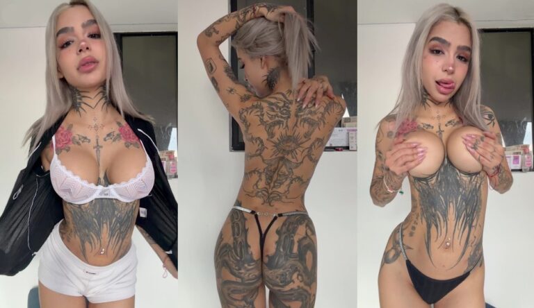 Barbie Vampi se desnuda para provocar y hacer alarde de sus curvas