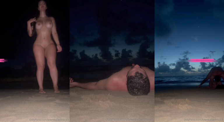 Brenda Castro monta una polla en la playa