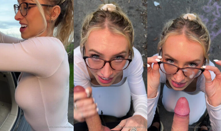 Dani Day se corre sobre sus anteojos