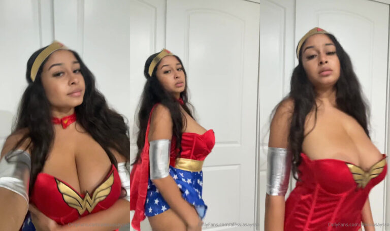 Dice que Alessia hace alarde de sus curvas como la Mujer Maravilla