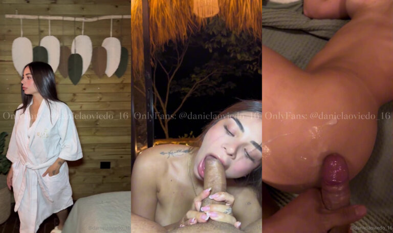 El video de sexo anal de Daniela Oviedo en el spa