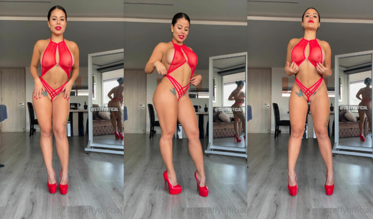 Flexible Steffy Moreno Mostrando Sus Pies
