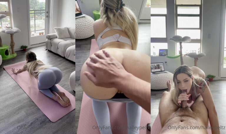 HaileyPeltz se la follan después de una sesión de yoga