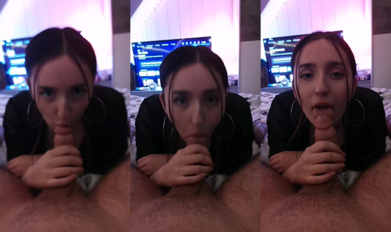 Joyliii sopla la polla de su hombre