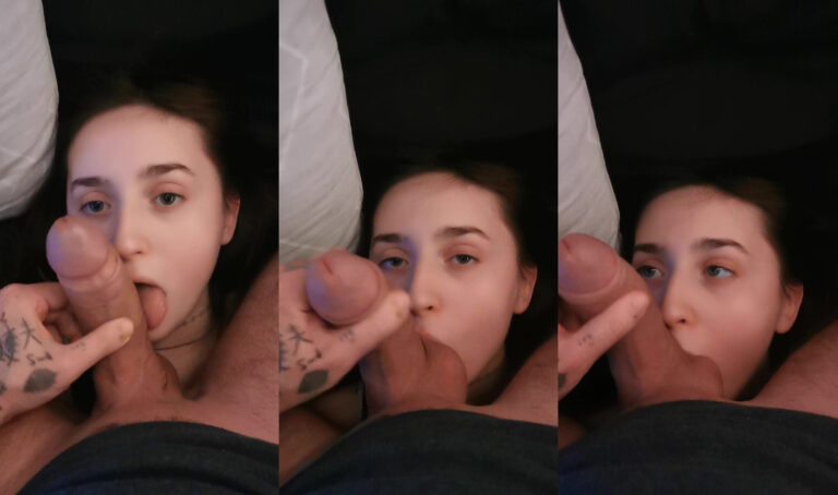 Joyliii usa su boca para jugar con la polla de su novio