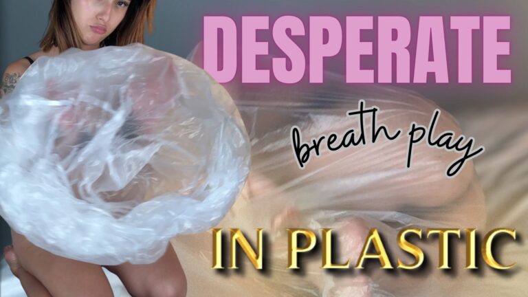 Juego de aliento desesperado en plástico