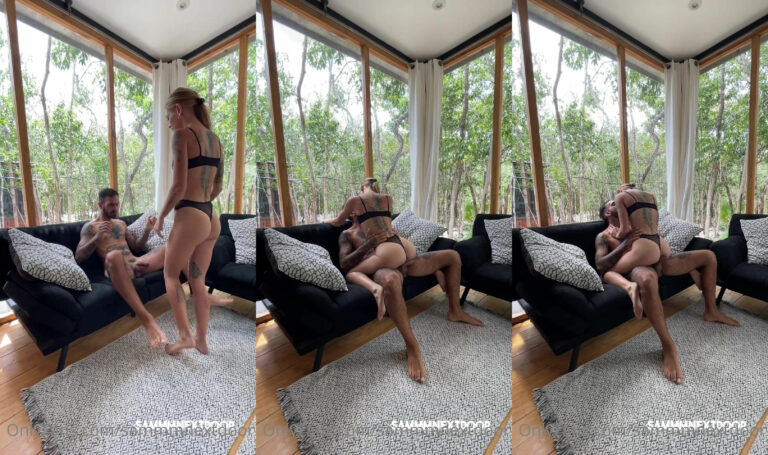 La amiga de Sammmnextdoor la convence para follar