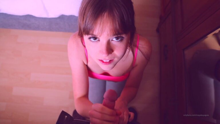 Maya Kayagaia Strokes A Cock ‘Till It Cums