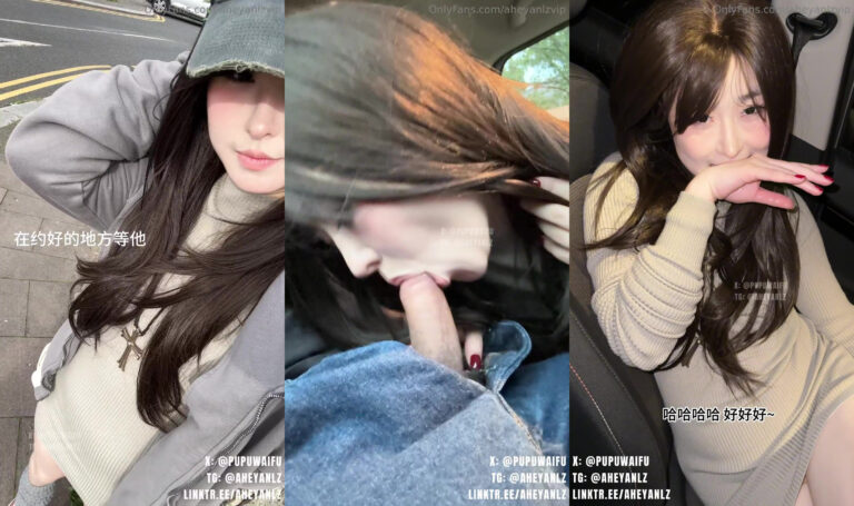 PupuWaifu es arado en el auto después de una cita