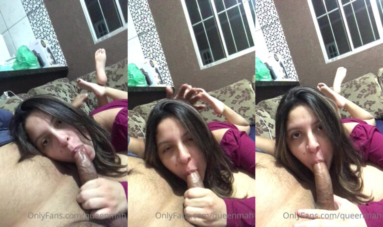 Queen Mah lame y chupa a su hombre