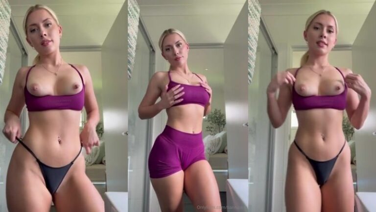 TiannaAnn seduce con su traje de gimnasio