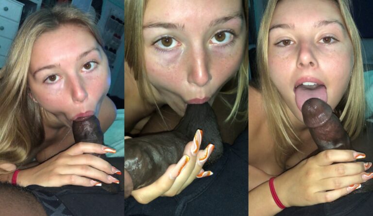 Amyyyy007 Blows BBC While Talking Dirty