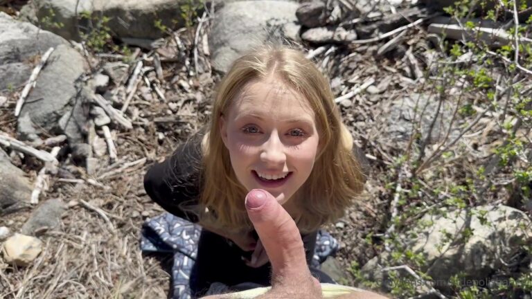 BF Gives Lena Polanski A Facial By The Lake