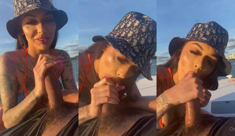Celina Powell Bangs Her Boyfriend’s BBC On A Boat