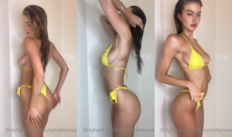 Hayley Maxfield Enjabonando Sus Tetas