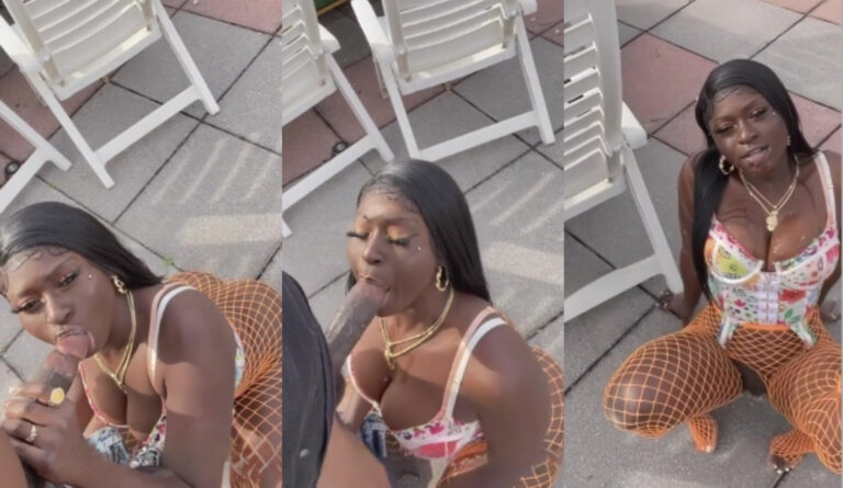 Jenise Hart Gags As She Blowjobs A BBC Stranger