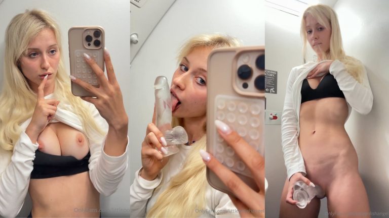 Lena Polanski Joins Mile High Club And Masturbates On Airplane Toilet