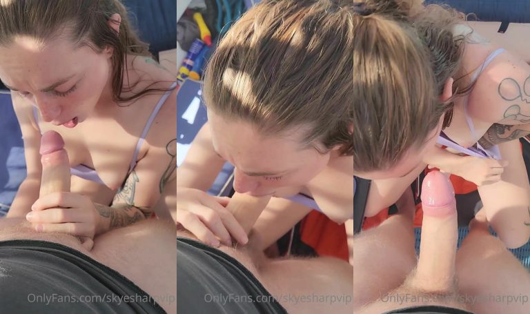 Skyesharp Le Encanta Hacer Felaciones En Barco
