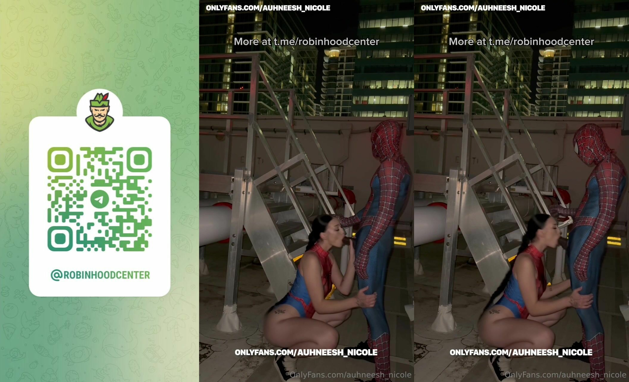 Auhneesh_Nicole Chupa Y Monta Spiderman